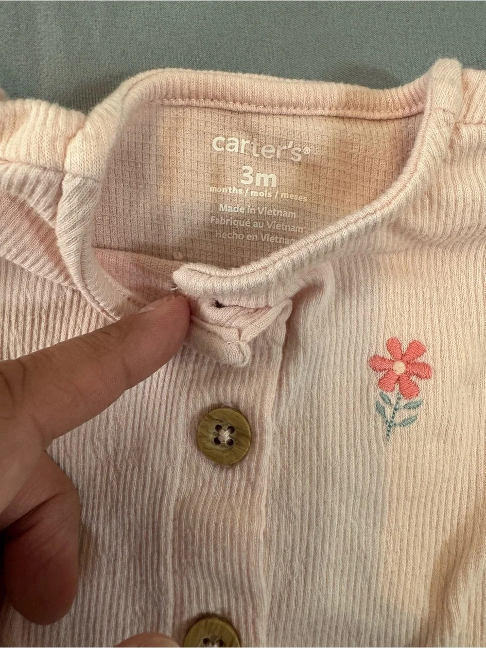 🛍 Carter’s Cute Little Baby Romper Size 3 MONTHS